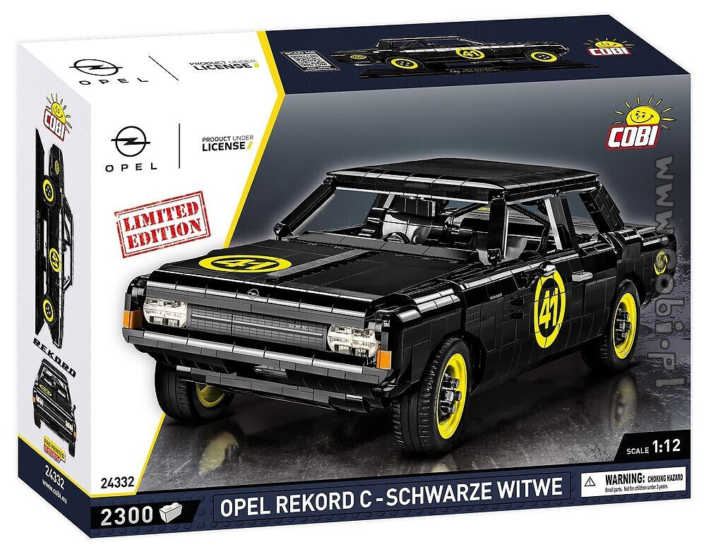 Cobi 24332 Opel Record C - Schwarze Witwe 1:12 Limited Edition