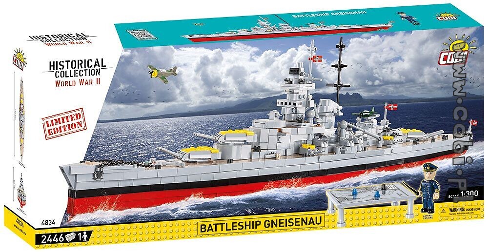 Cobi 4834 Battleship Gneisenau Limited Edition