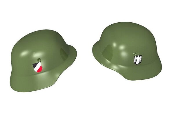 Cobi - steel helmet - German printed green