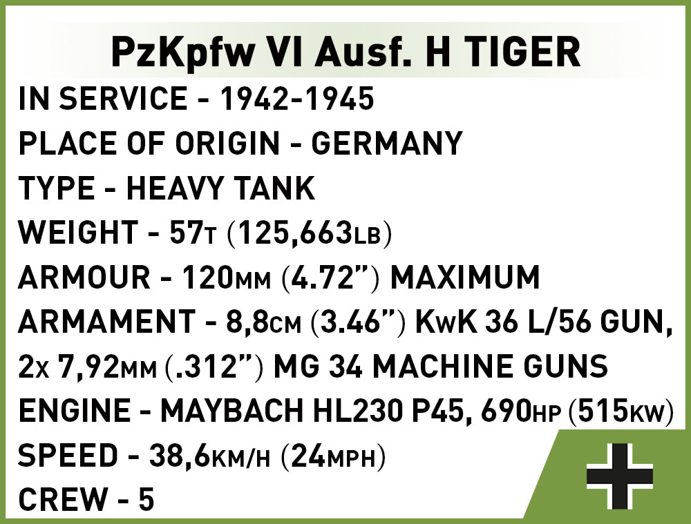 Cobi 2710 PzKpfw VI Tigre “131” (1:48)