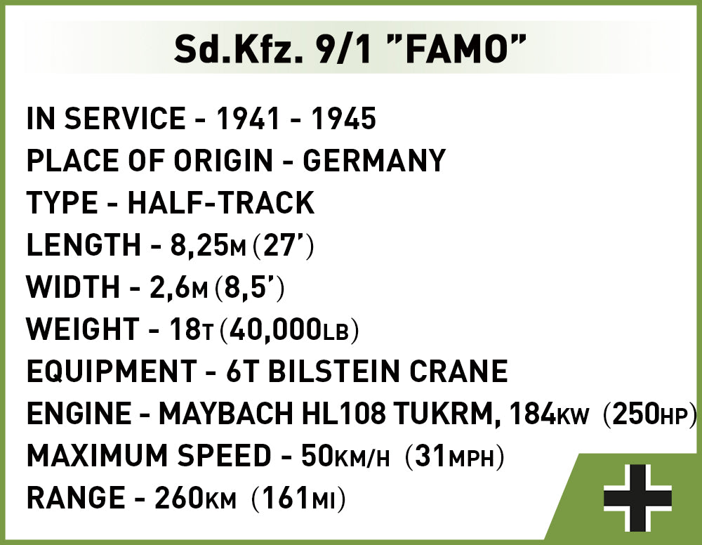 Cobi 2281 Famo Half Track
