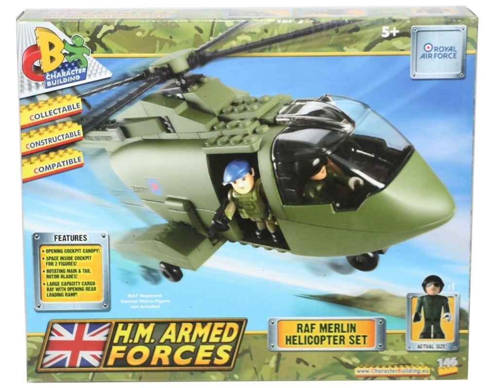 CB 02563 Set de helicóptero Raf Merlin